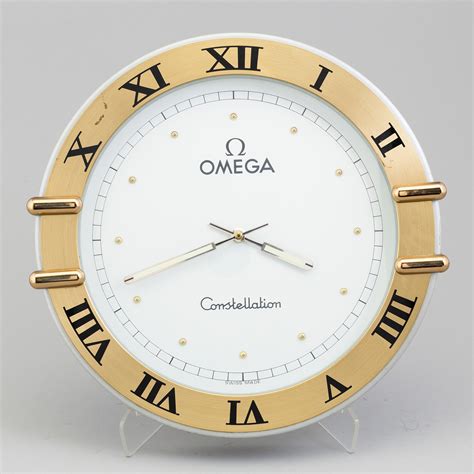 omega constellation wall clock price.